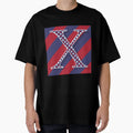 Letter X Americana Old Glory Red And T-Shirt - Trendy Graphic Men Women - T-Shirt, Sweatshirt, Hoodie