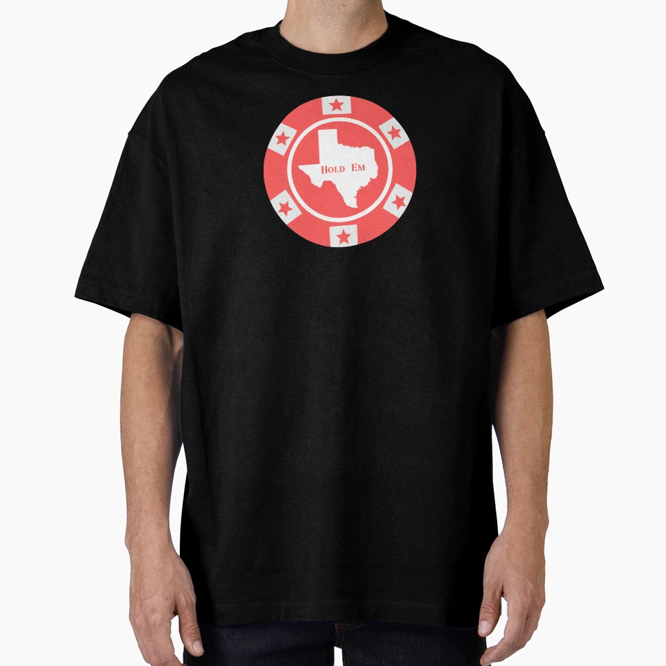 Texas Hold Em Poker Chip T-Shirt - Streetwear Style for Adults - T-Shirt, Sweatshirt, Hoodie