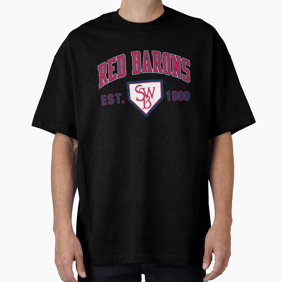 Scranton Wilkes Barre Red Barons T-Shirt - Novelty Apparel for Adults - T-Shirt, Sweatshirt, Hoodie