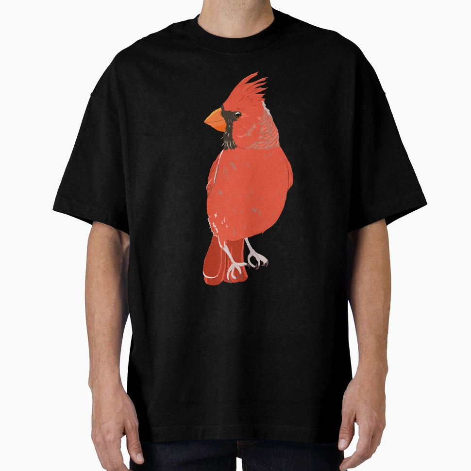 Red Cardinal Bird T-Shirt - Fun Novelty Design Unisex - T-Shirt, Sweatshirt, Hoodie