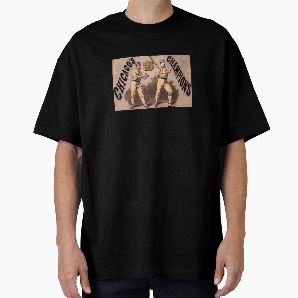 Chicagos Champions 1876 Baseball T-Shirt - Custom Art Print Men Women - T-Shirt, Sweatshirt, Hoodie