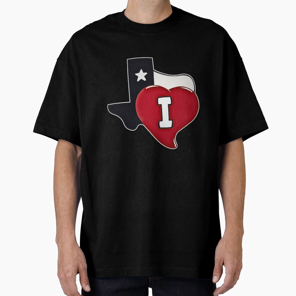 I Love Texas T-Shirt - Custom Art Print for Adults - T-Shirt, Sweatshirt, Hoodie