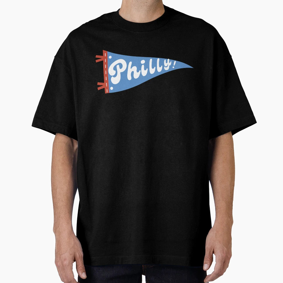Philadelphia Banner T-Shirt - Minimalist Print for Adults - T-Shirt, Sweatshirt, Hoodie