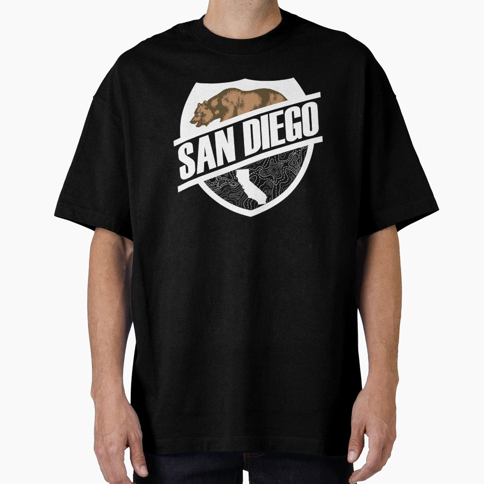 San Diego Shield T-Shirt - Casual Everyday Wear Men Women - T-Shirt, Sweatshirt, Hoodie