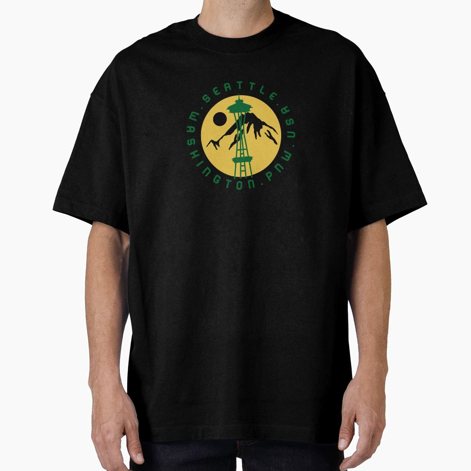 Seattle Logo T-Shirt - Novelty Apparel Unisex - T-Shirt, Sweatshirt, Hoodie