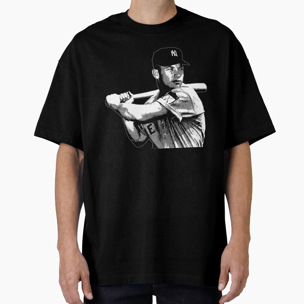 Mickey Charles Mantle T-Shirt - Graphic Print Unisex - T-Shirt, Sweatshirt, Hoodie