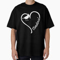 Heart Cardinal T-Shirt - Minimalist Print for Adults - T-Shirt, Sweatshirt, Hoodie