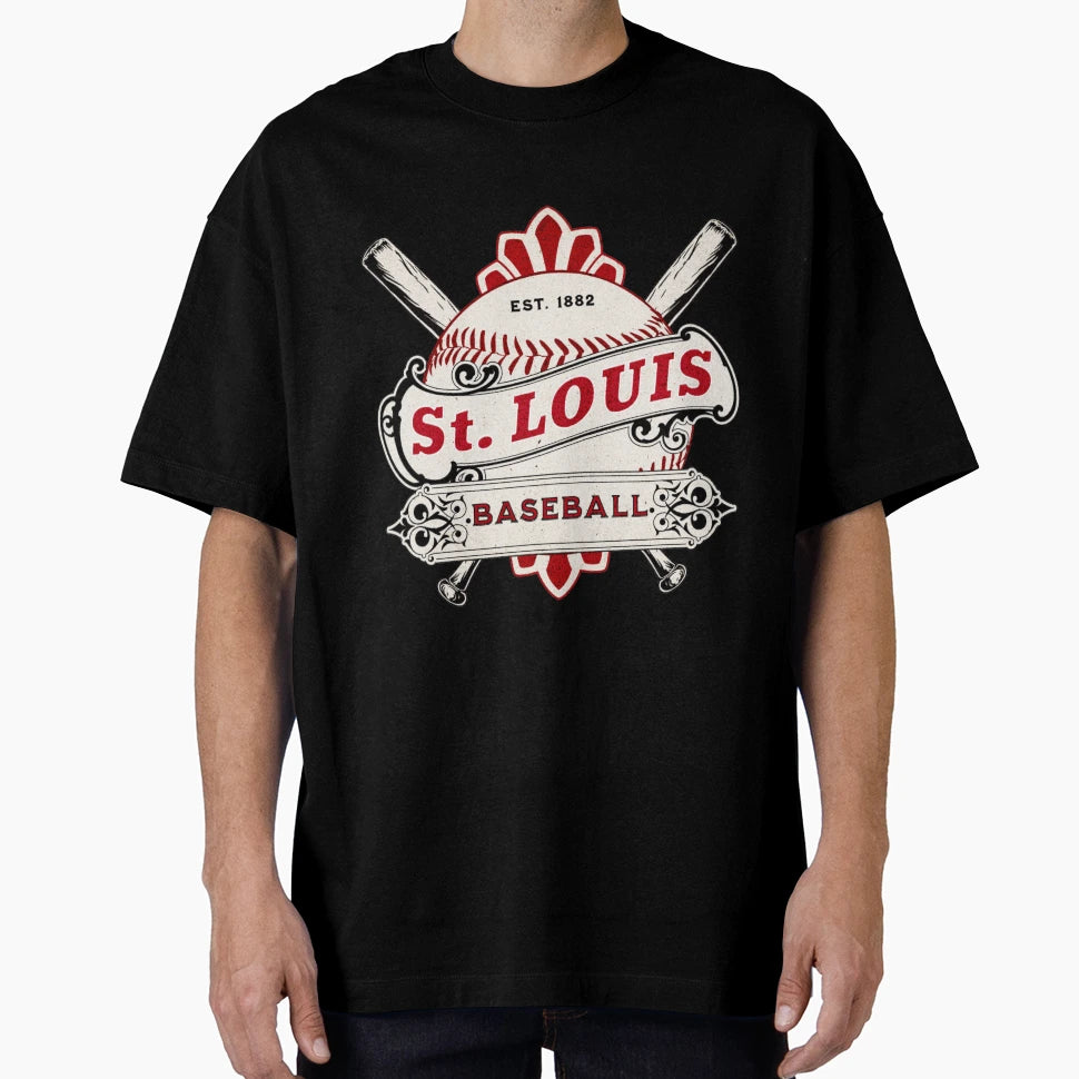 St Louis Baseball T-Shirt - Casual Everyday Wear Unisex - T-Shirt, Sweatshirt, Hoodie