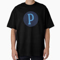 Letter P Monogram T-Shirt - Minimalist Print Men Women - T-Shirt, Sweatshirt, Hoodie