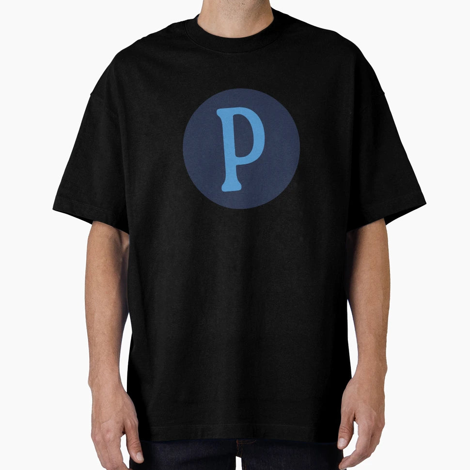Letter P Monogram T-Shirt - Minimalist Print Men Women - T-Shirt, Sweatshirt, Hoodie