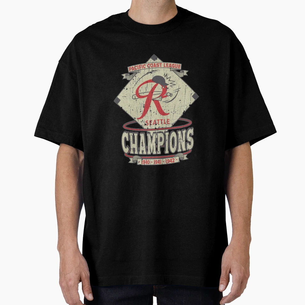 Seattle Rainiers Baseball T-Shirt - Minimalist Print Men Women - T-Shirt, Sweatshirt, Hoodie