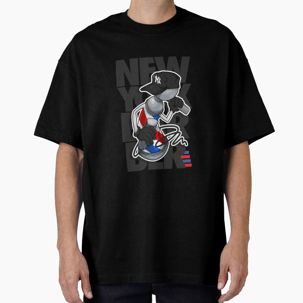 New York Barber Pole T-Shirt - Trendy Graphic Unisex - T-Shirt, Sweatshirt, Hoodie