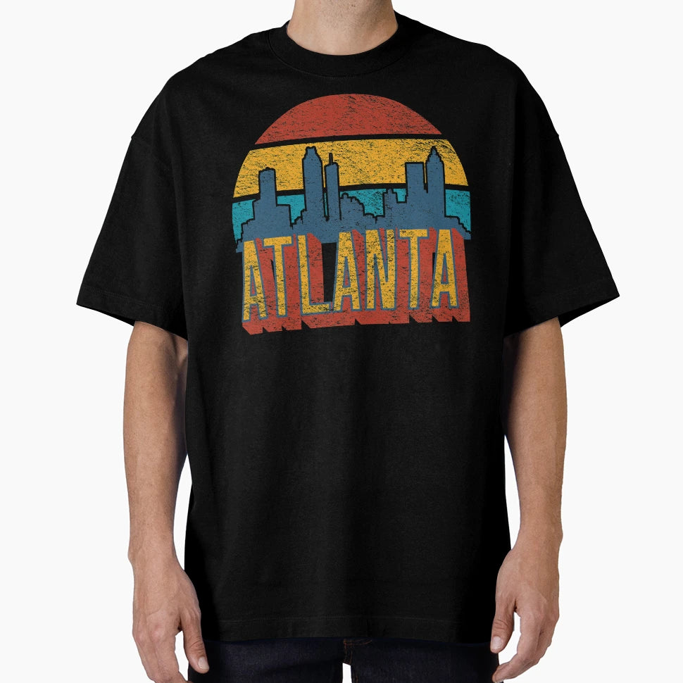 Atlanta Skyline T-Shirt - Fun Novelty Design Men Women - T-Shirt, Sweatshirt, Hoodie