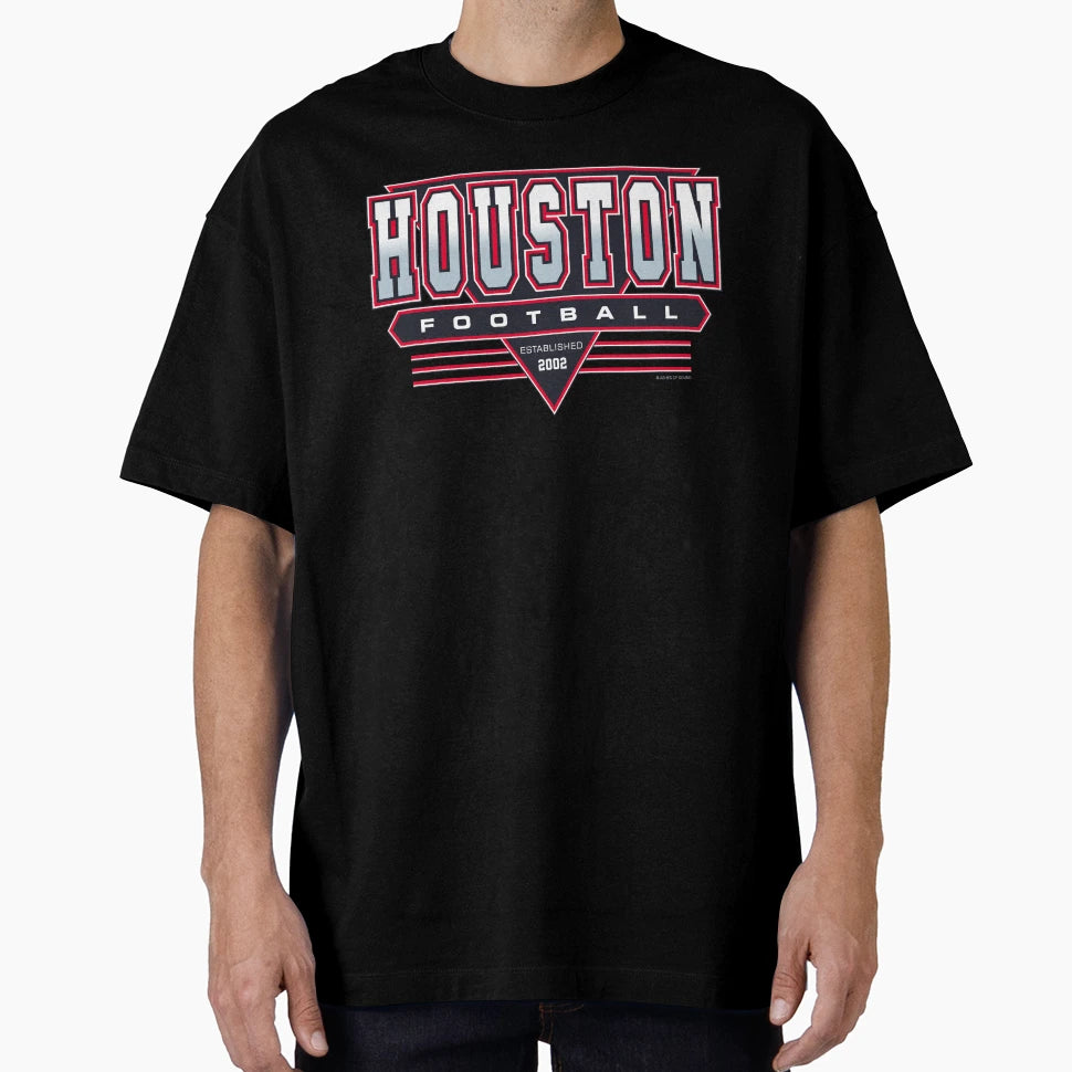 Houston Football Texans Inspired 90S T-Shirt - Custom Art Print for Adults - T-Shirt, Sweatshirt, Hoodie