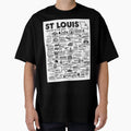 St Louis Map T-Shirt - Graphic Print Men Women - T-Shirt, Sweatshirt, Hoodie
