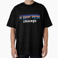 Chicago Skyline T-Shirt - Aesthetic Graphic Men Women - T-Shirt, Sweatshirt, Hoodie