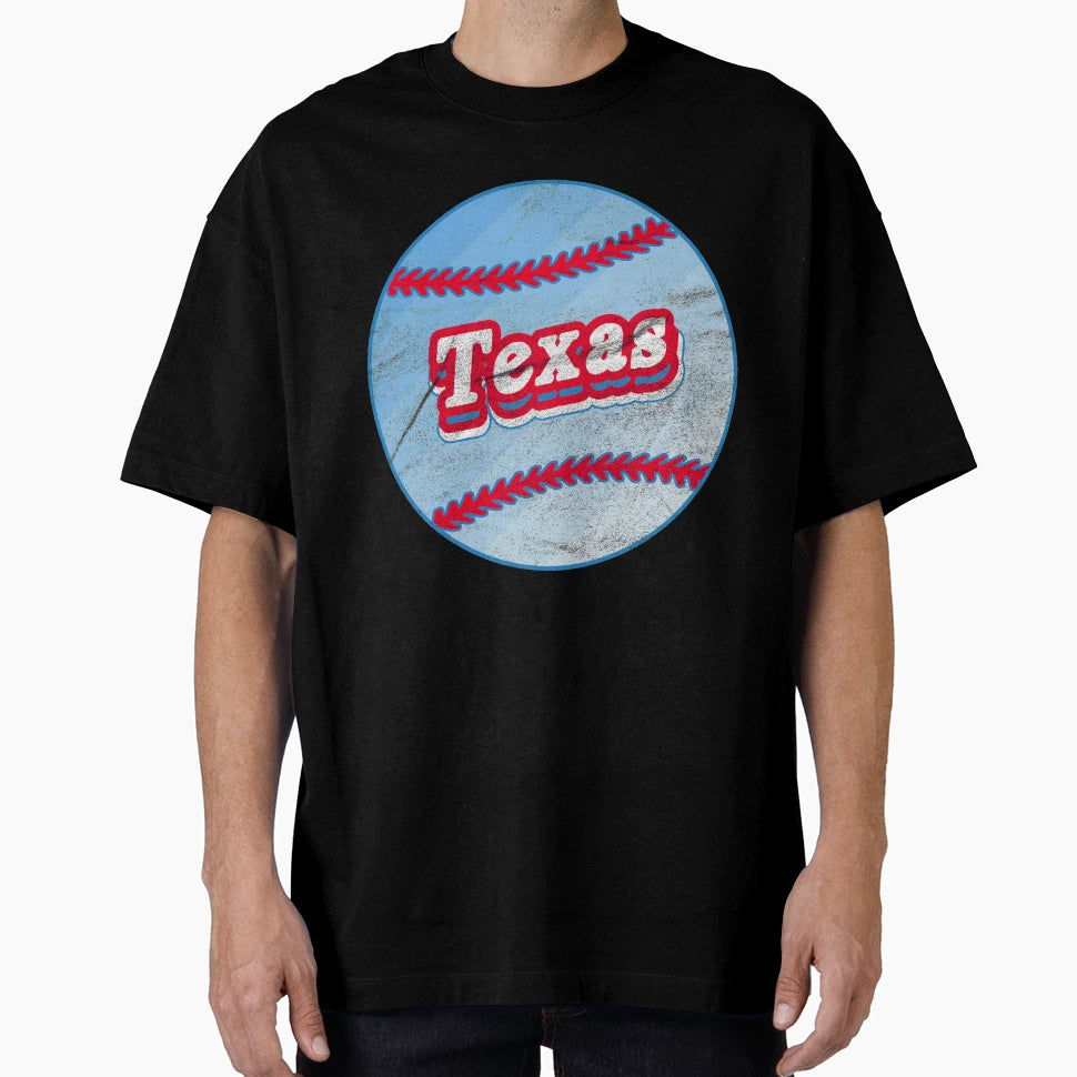 Texas Baseball T-Shirt - Streetwear Style Men Women - T-Shirt, Sweatshirt, Hoodie