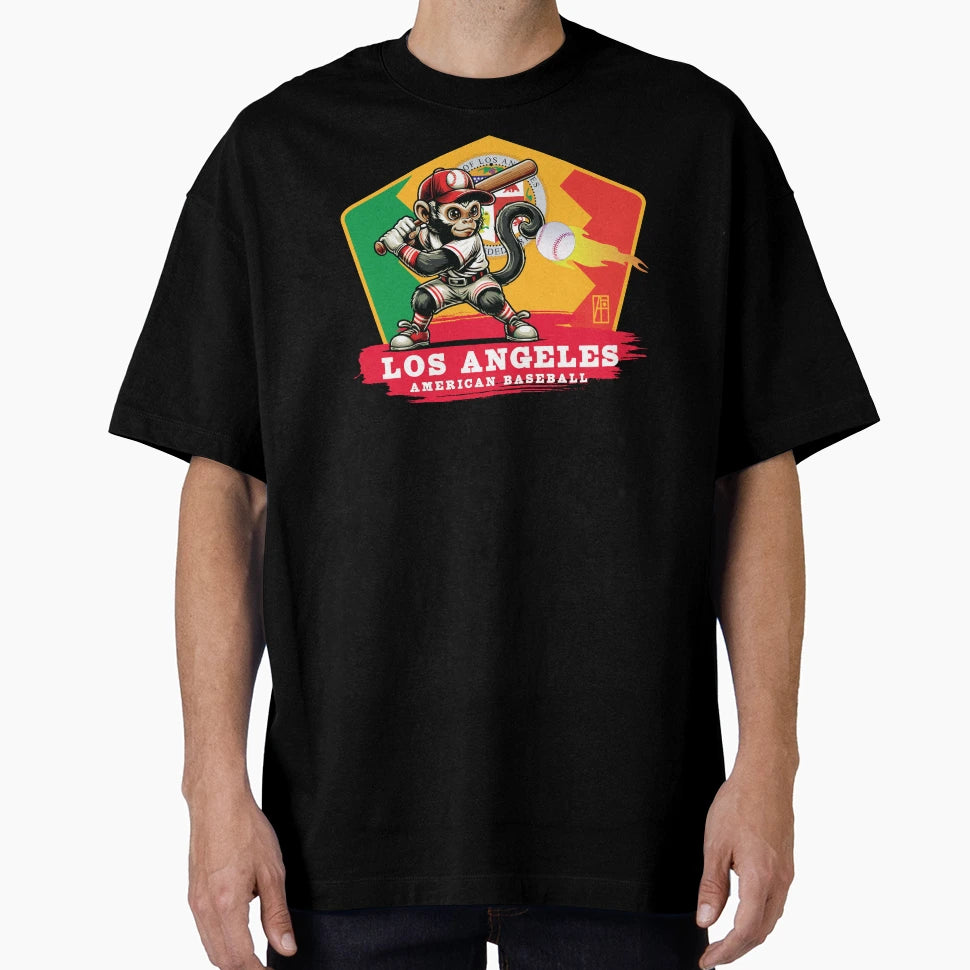 Usa American Baseball Los Angeles T-Shirt - Streetwear Style Men Women - T-Shirt, Sweatshirt, Hoodie