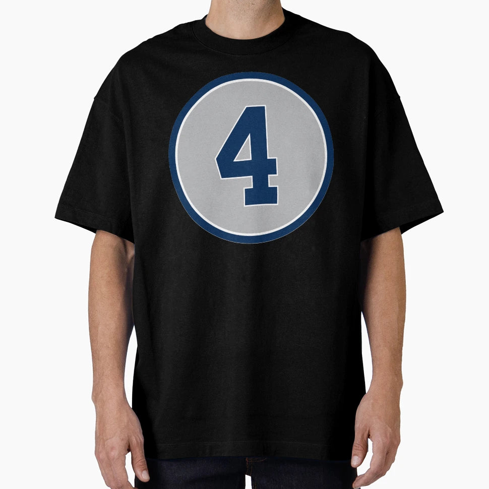 Lou Gehrig 4 Away Jersey Number T-Shirt - Trendy Graphic Men Women - T-Shirt, Sweatshirt, Hoodie