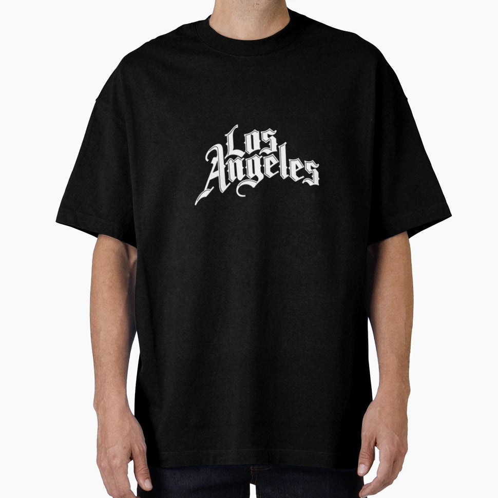 Los Angeles White T-Shirt - Custom Art Print for Adults - T-Shirt, Sweatshirt, Hoodie