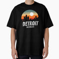 Michigan Detroit T-Shirt - Aesthetic Graphic for Adults - T-Shirt, Sweatshirt, Hoodie