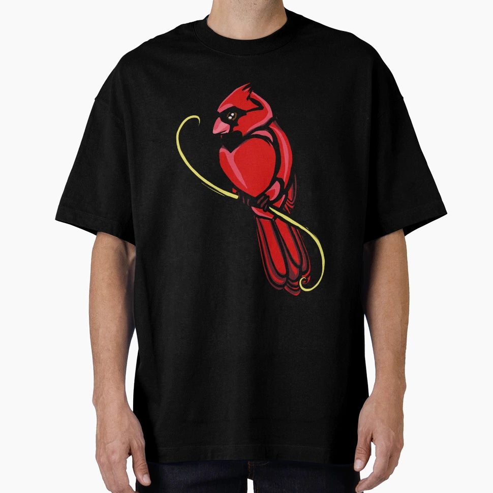 Red Cardinal T-Shirt - Fun Novelty Design for Adults - T-Shirt, Sweatshirt, Hoodie