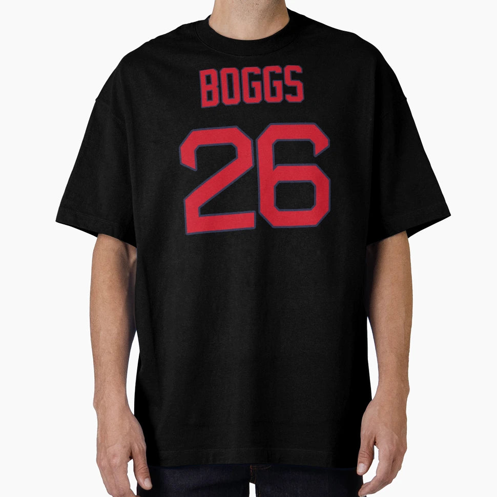 Wade Boggs 26 Red Sox T-Shirt - Streetwear Style for Adults - T-Shirt, Sweatshirt, Hoodie