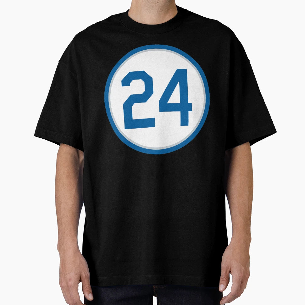 Walter Alston 24 Jersey Number T-Shirt - Aesthetic Graphic for Adults - T-Shirt, Sweatshirt, Hoodie