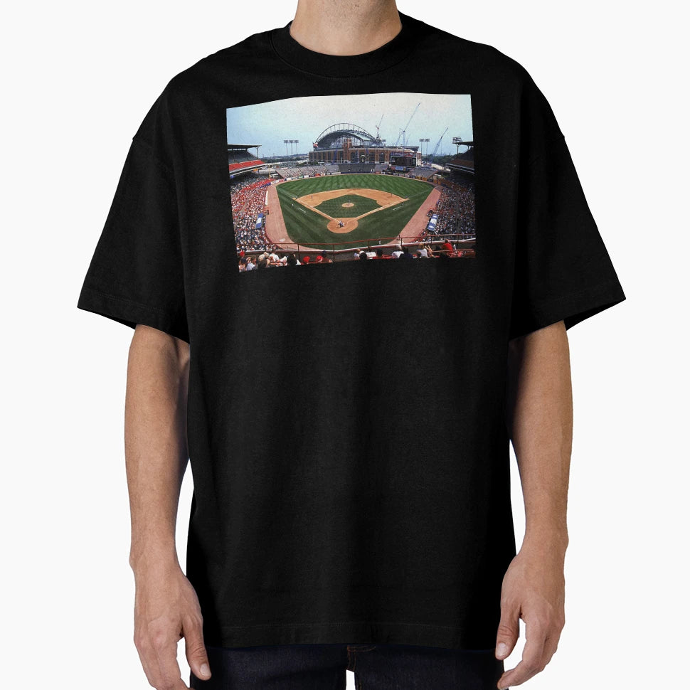 County Stadium Milwaukee Old T-Shirt - Casual Everyday Wear Unisex - T-Shirt, Sweatshirt, Hoodie