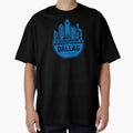 Dallas City Skyline Blue T-Shirt - Minimalist Print Men Women - T-Shirt, Sweatshirt, Hoodie
