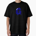 Glossy Dark Blue Liquid Letter G T-Shirt - Unique Graphic Men Women - T-Shirt, Sweatshirt, Hoodie