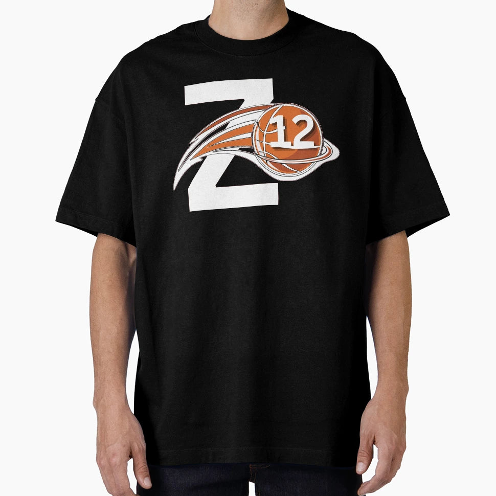 Basketball Number 12 T-Shirt - Trendy Graphic for Adults - T-Shirt, Sweatshirt, Hoodie