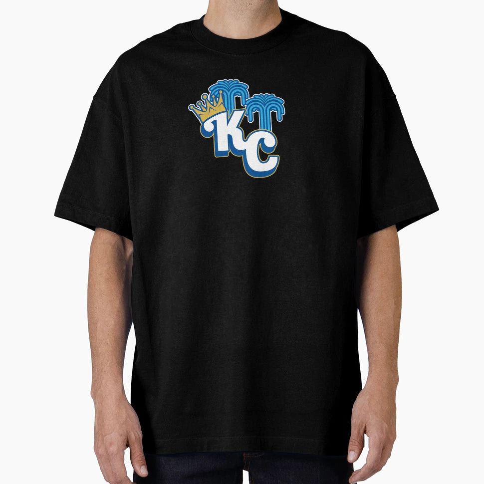 Kansas City Fountains Crown Logo T-Shirt - Streetwear Style for Adults - T-Shirt, Sweatshirt, Hoodie