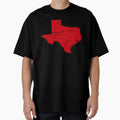 Odessa Tx Red T-Shirt - Minimalist Print Men Women - T-Shirt, Sweatshirt, Hoodie