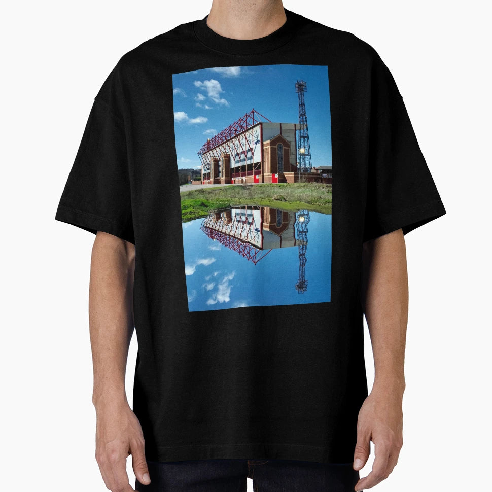 Barnsley Oakwell Stadium Reflection T-Shirt - Trendy Graphic Men Women - T-Shirt, Sweatshirt, Hoodie