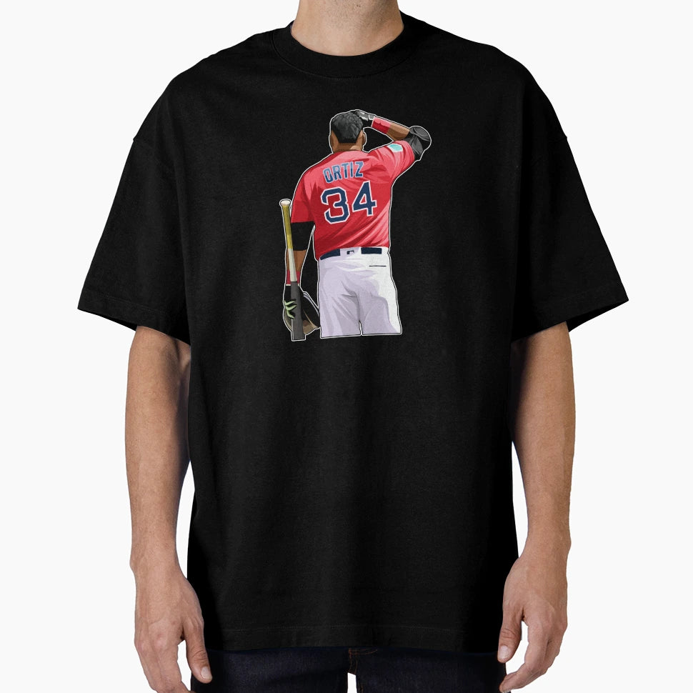 David Ortiz 34 Looks Crowds T-Shirt - Streetwear Style Men Women - T-Shirt, Sweatshirt, Hoodie