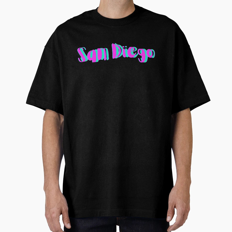 San Diego California T-Shirt - Custom Art Print Men Women - T-Shirt, Sweatshirt, Hoodie