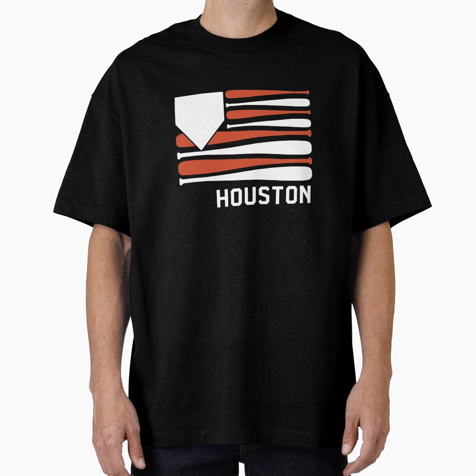 Houston Baseball Is American T-Shirt - Fun Novelty Design Unisex - T-Shirt, Sweatshirt, Hoodie