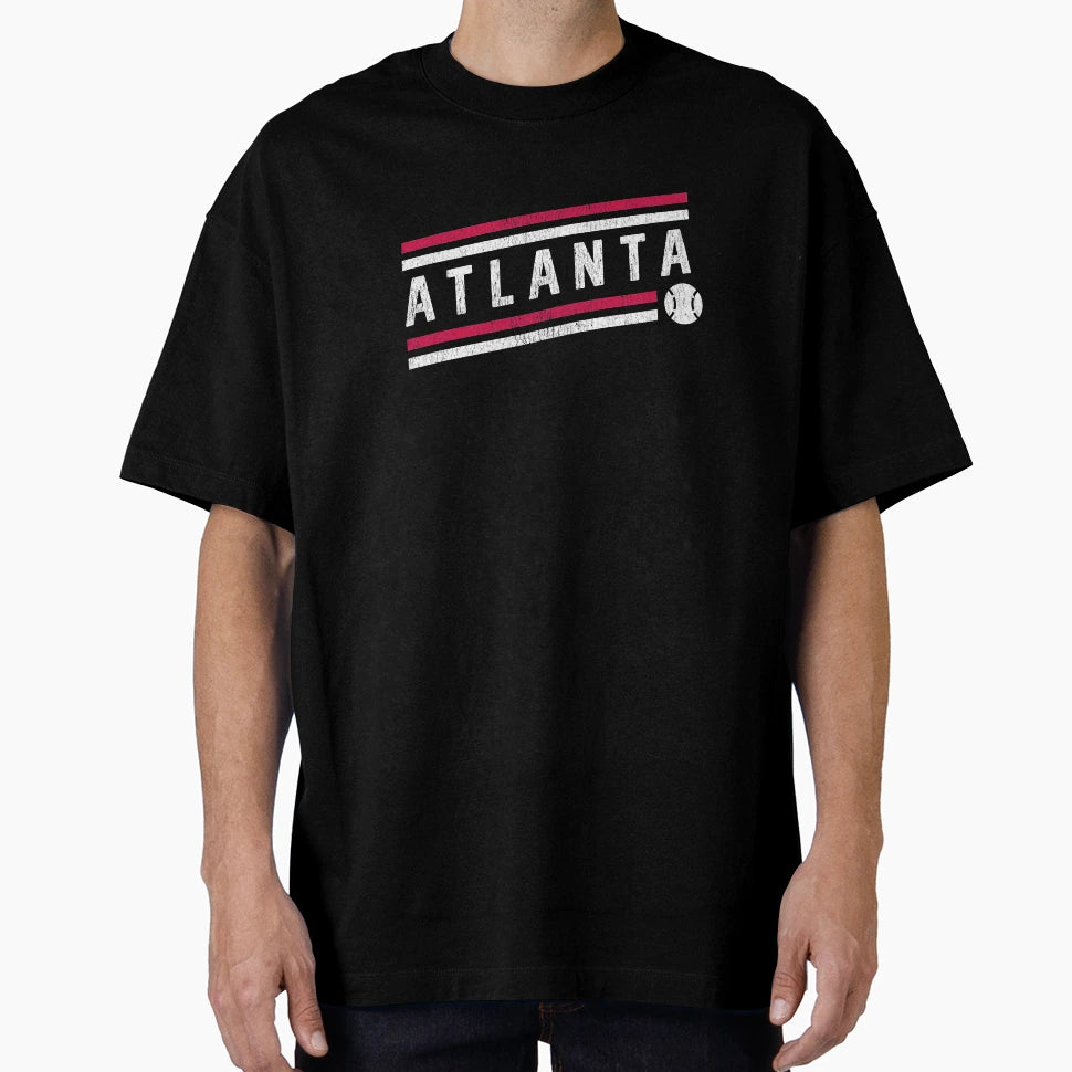 Atlanta Baseball Home Run T-Shirt - Trendy Graphic Unisex - T-Shirt, Sweatshirt, Hoodie
