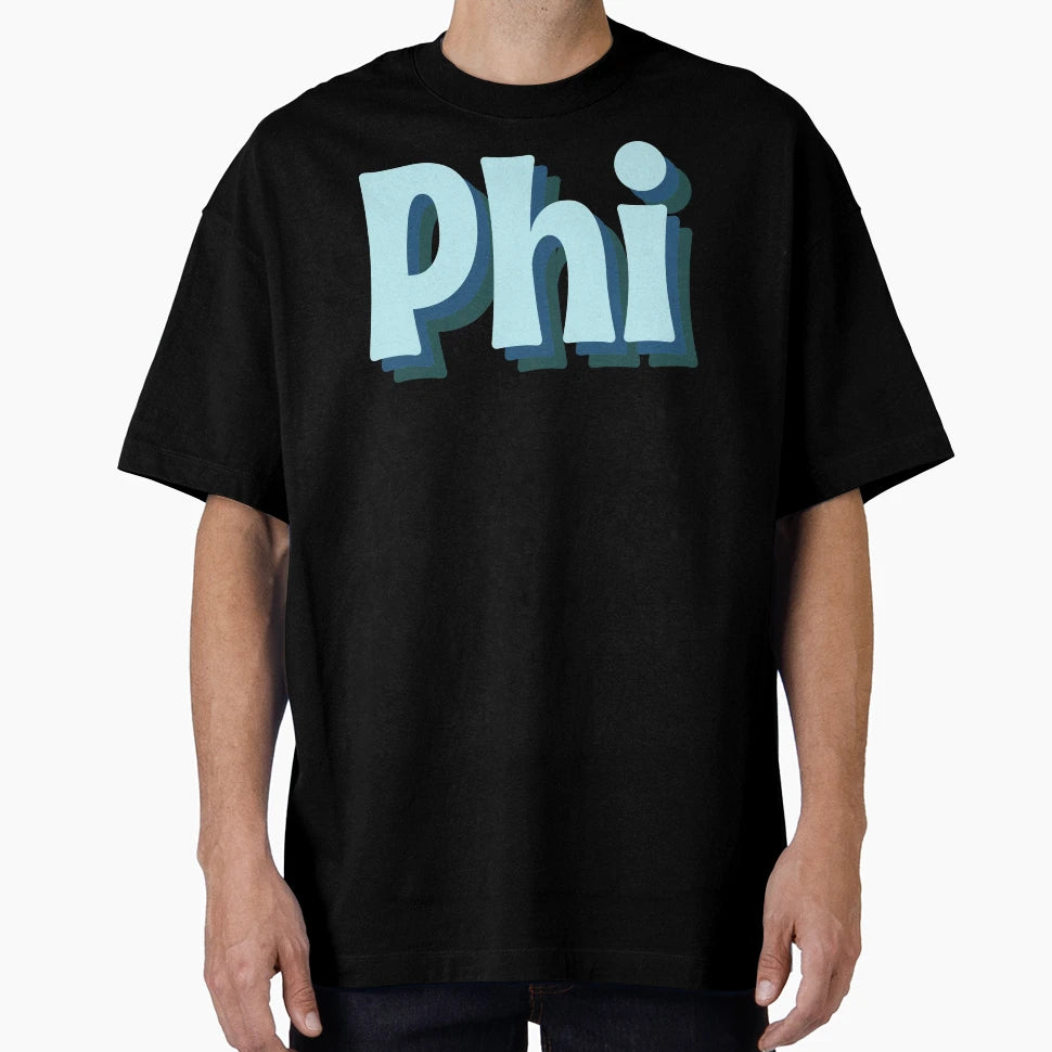Phi Blue T-Shirt - Minimalist Print for Adults - T-Shirt, Sweatshirt, Hoodie