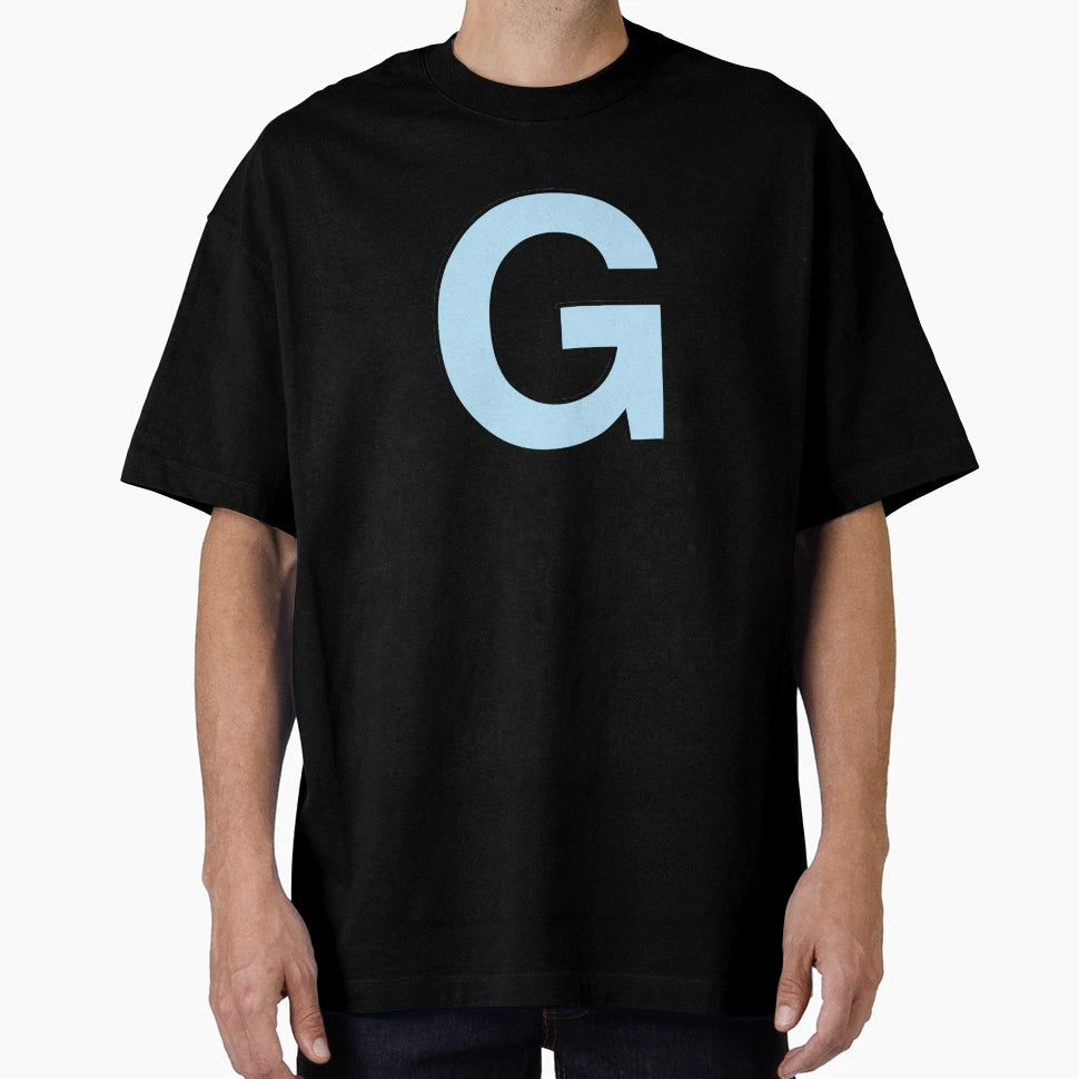 Blue Letter G T-Shirt - Graphic Print Men Women - T-Shirt, Sweatshirt, Hoodie