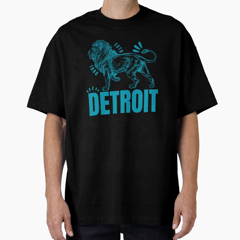 Detroit T-Shirt - Custom Art Print for Adults - T-Shirt, Sweatshirt, Hoodie