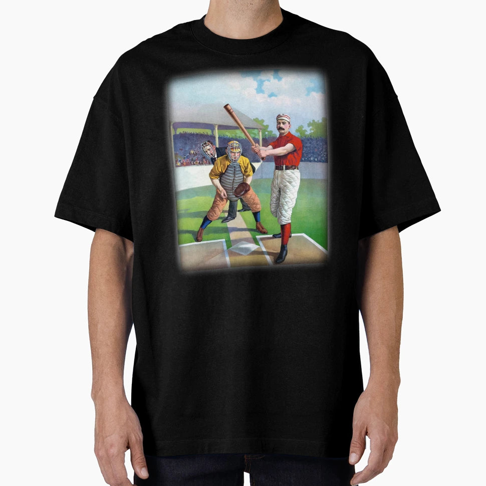 Old Baseball Game T-Shirt - Graphic Print Men Women - T-Shirt, Sweatshirt, Hoodie