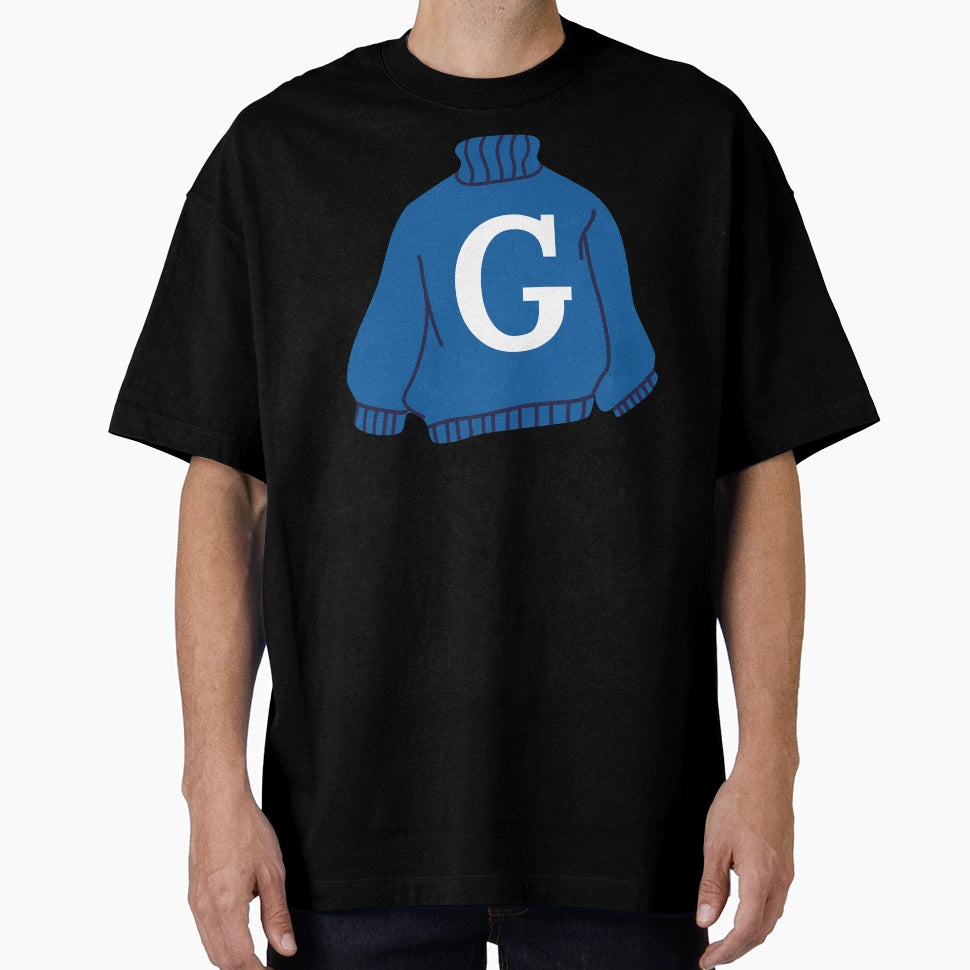 Letter T-Shirt - Minimalist Print Men Women - T-Shirt, Sweatshirt, Hoodie
