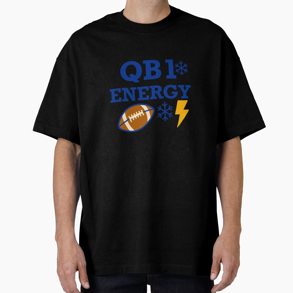 Qb1 Energy Buffalo Football Mafia Fan T-Shirt - Trendy Graphic for Adults - T-Shirt, Sweatshirt, Hoodie