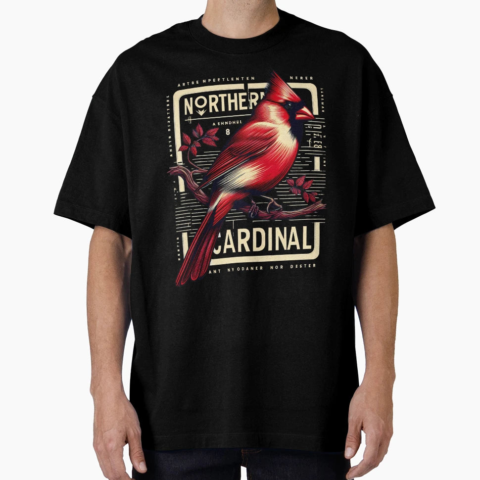 Northern Cardinal T-Shirt - Streetwear Style Men Women - T-Shirt, Sweatshirt, Hoodie