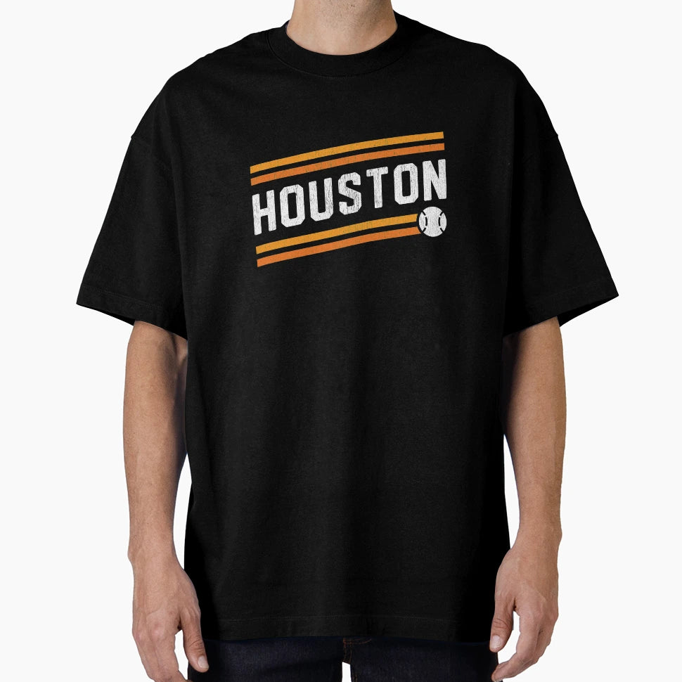 Houston Baseball Home Run T-Shirt - Novelty Apparel for Adults - T-Shirt, Sweatshirt, Hoodie