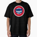 Blue Bear Red And Blue Circles T-Shirt - Custom Art Print Unisex - T-Shirt, Sweatshirt, Hoodie