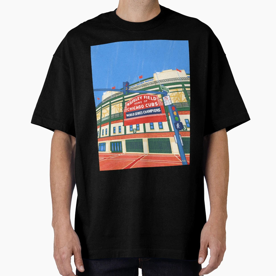 Wrigley Field T-Shirt - Trendy Graphic for Adults - T-Shirt, Sweatshirt, Hoodie