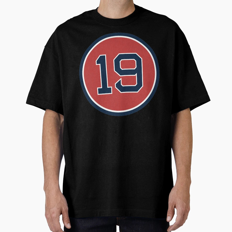 Jackie Bradley Jr 19 Jersey Number T-Shirt - Novelty Apparel for Adults - T-Shirt, Sweatshirt, Hoodie